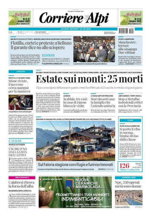 3 ottobre 2025