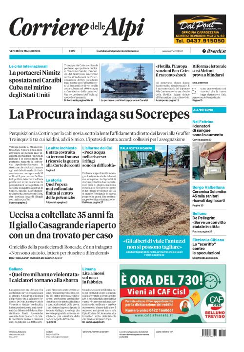 22 maggio 2026