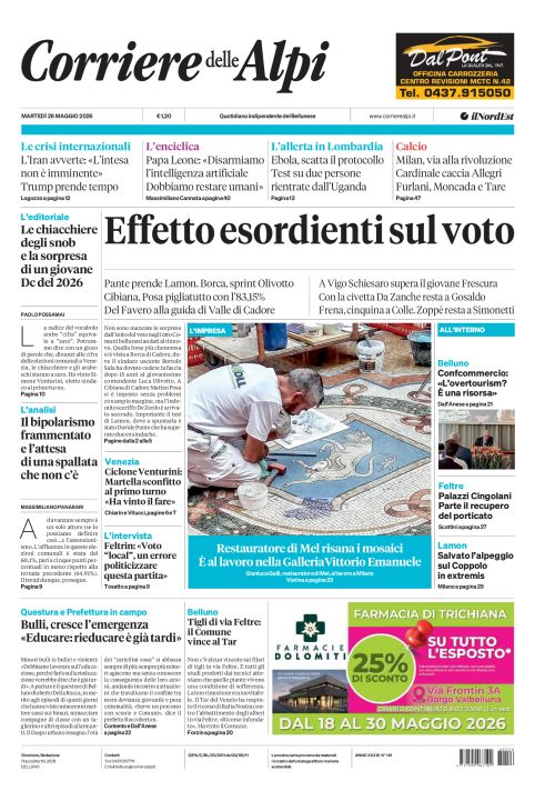 26 maggio 2026