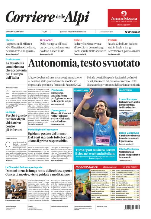 4 giugno 2026