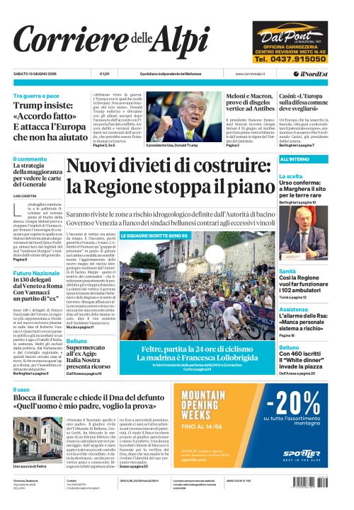 13 giugno 2026