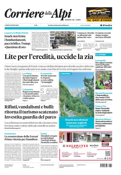 15 giugno 2026