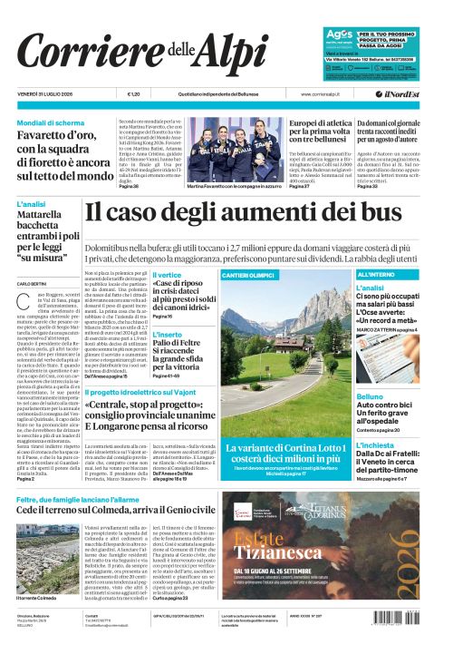31 luglio 2026