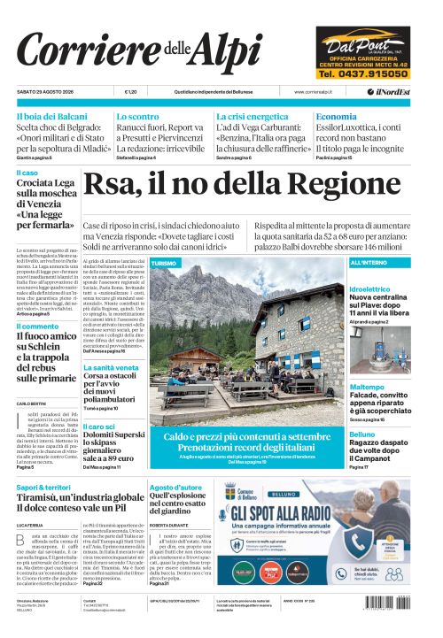 29 agosto 2026