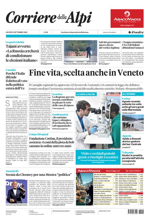 3 settembre 2026