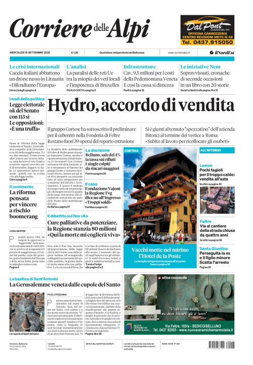 16 settembre 2026