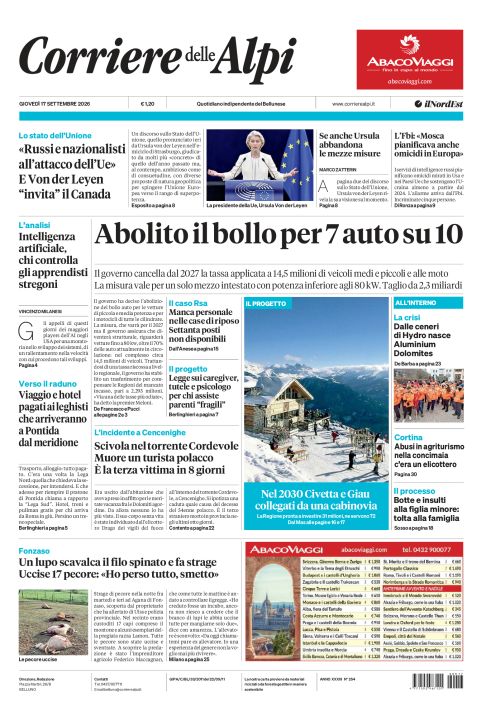 17 settembre 2026