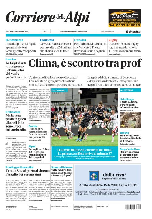22 settembre 2026