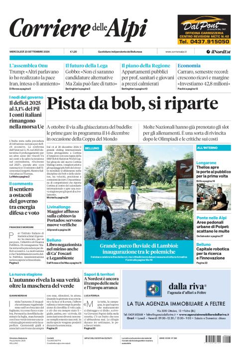 23 settembre 2026