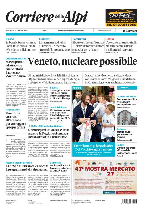 25 settembre 2026