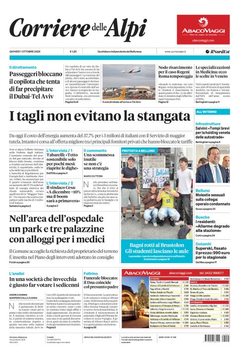 1 ottobre 2026