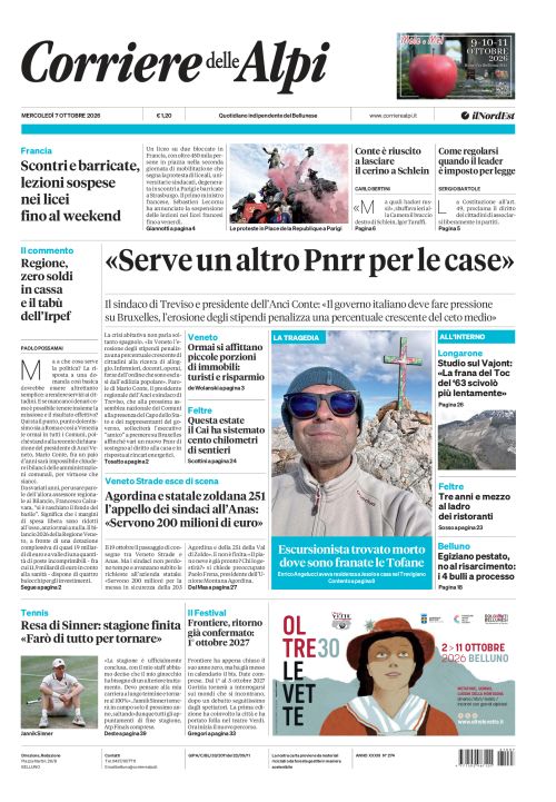 7 ottobre 2026