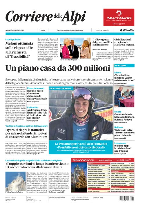 8 ottobre 2026