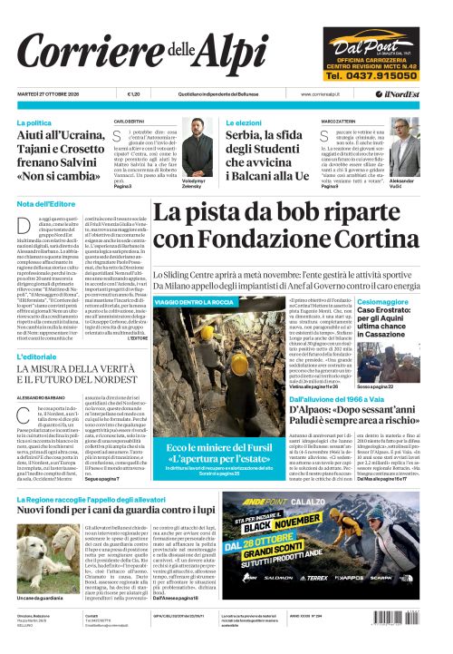 27 ottobre 2026