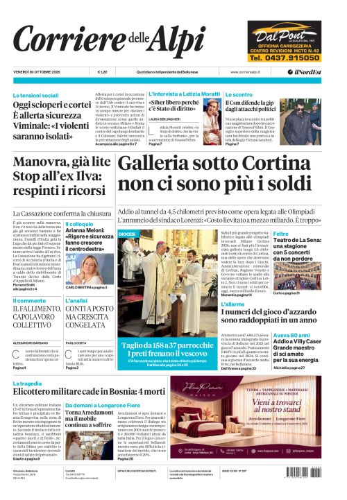30 ottobre 2026