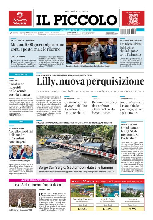 16 luglio 2025
