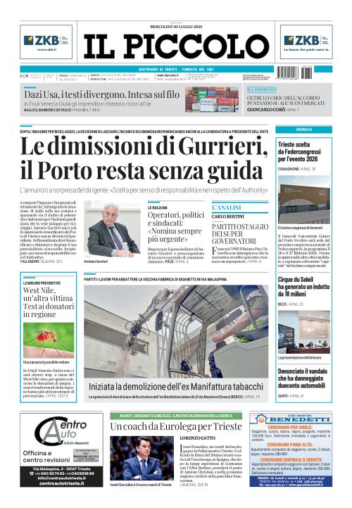 30 luglio 2025