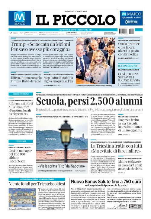 15 aprile 2026