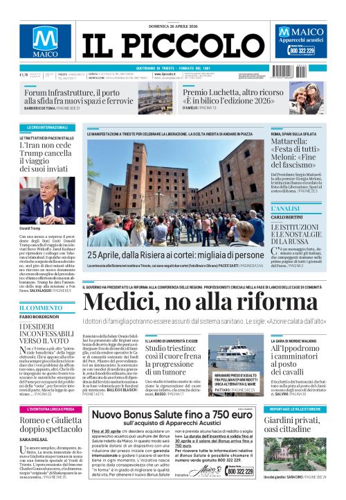 26 aprile 2026