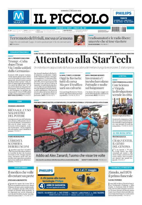 3 maggio 2026