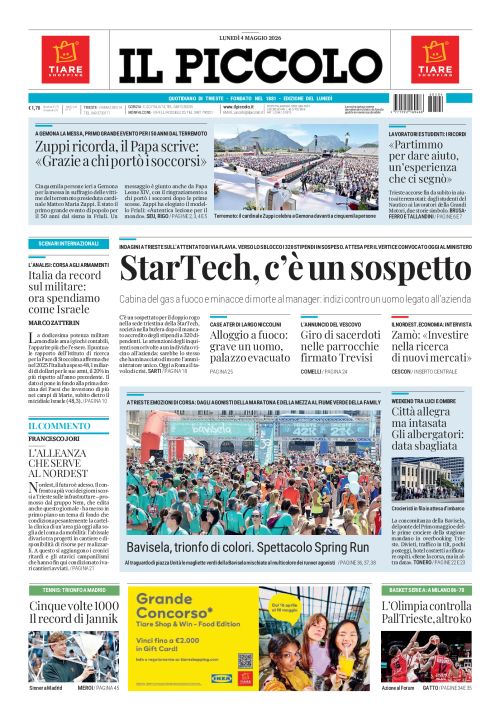 4 maggio 2026