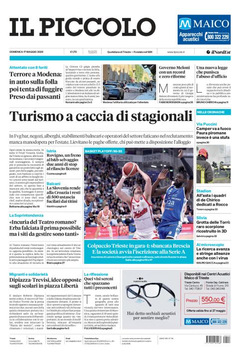 17 maggio 2026