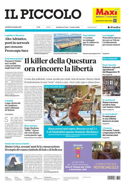22 maggio 2026
