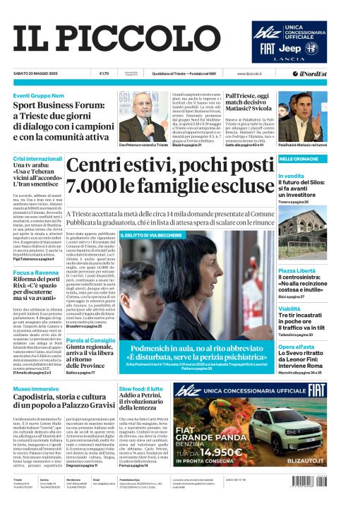 23 maggio 2026