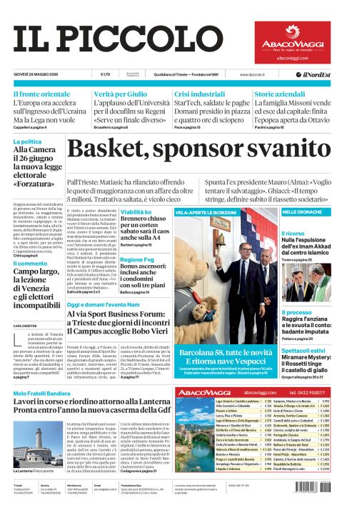 28 maggio 2026