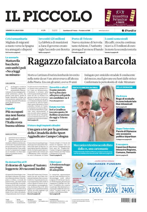 31 luglio 2026
