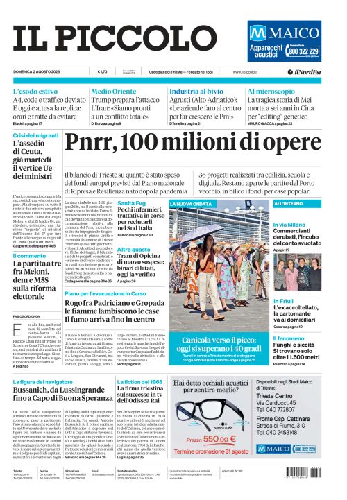 2 agosto 2026