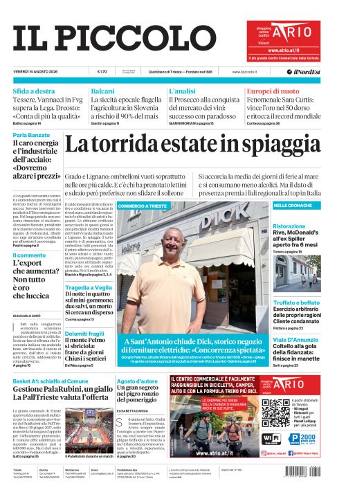 14 agosto 2026