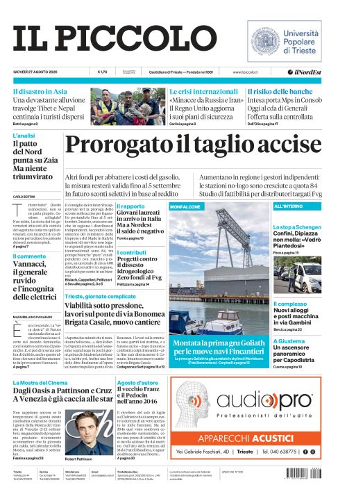 27 agosto 2026