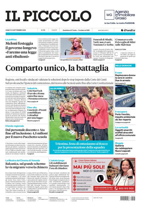 5 settembre 2026