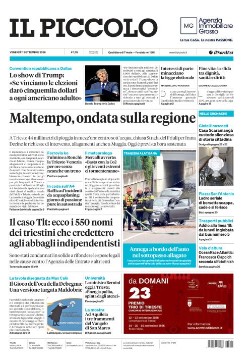 11 settembre 2026