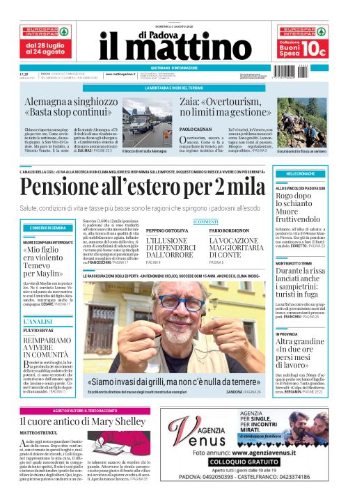 3 agosto 2025