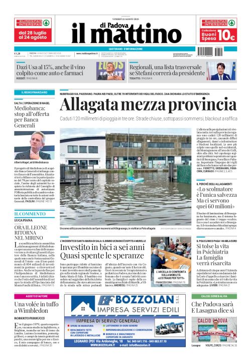22 agosto 2025