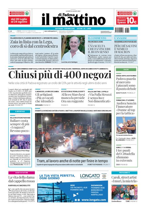 25 agosto 2025