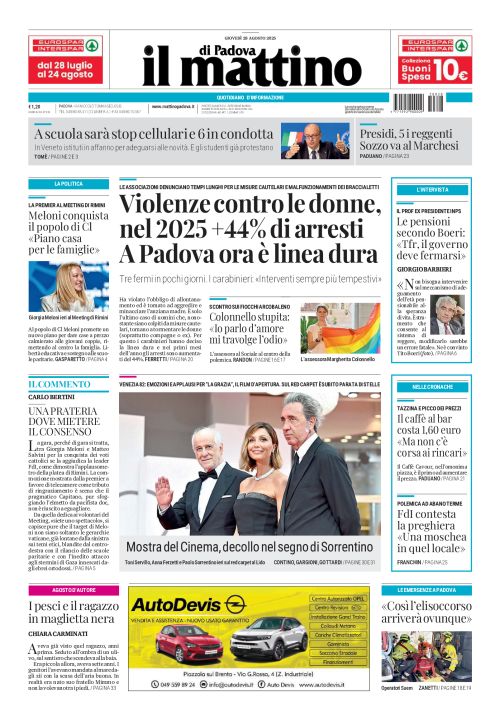 28 agosto 2025