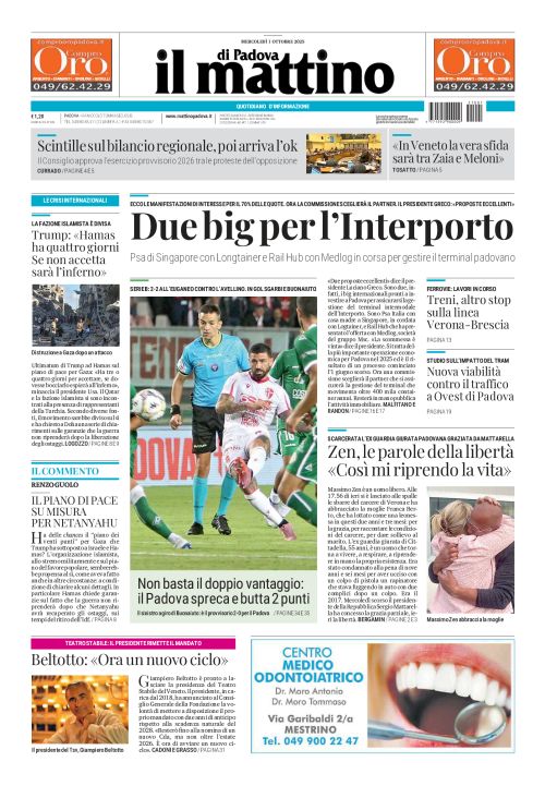 1 ottobre 2025