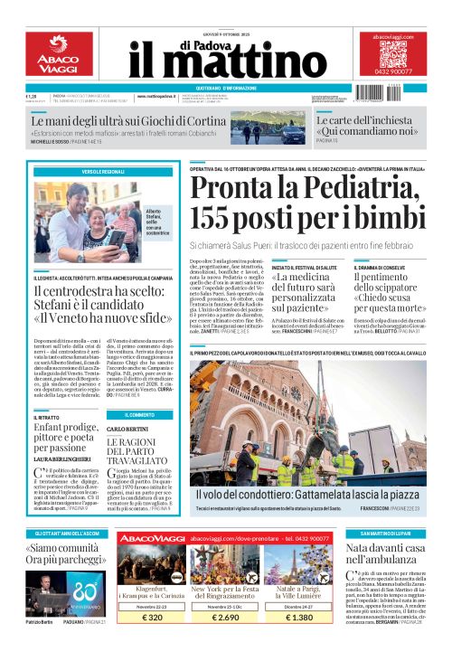 9 ottobre 2025