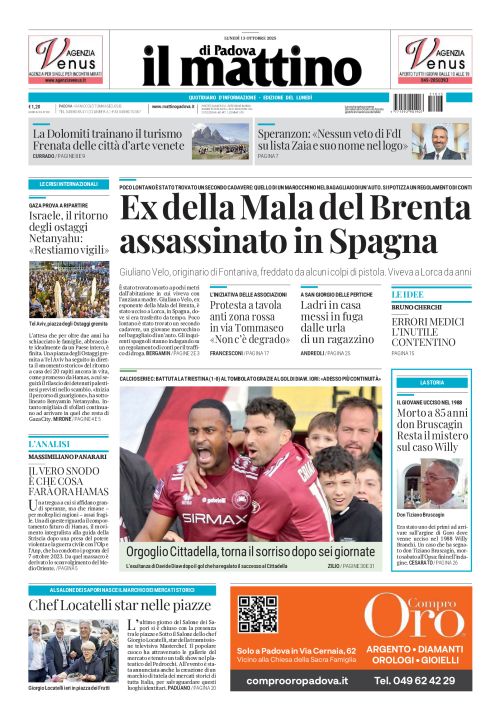 13 ottobre 2025