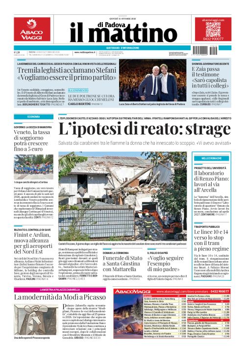 16 ottobre 2025