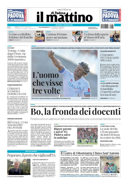 3 maggio 2026