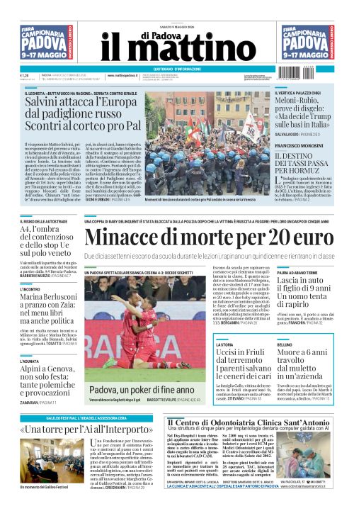 9 maggio 2026