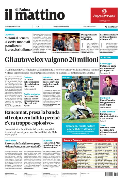14 maggio 2026