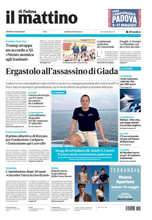 15 maggio 2026