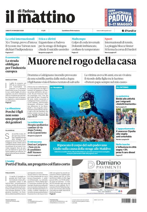 16 maggio 2026