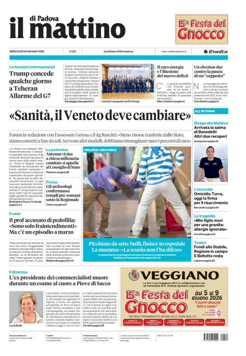20 maggio 2026