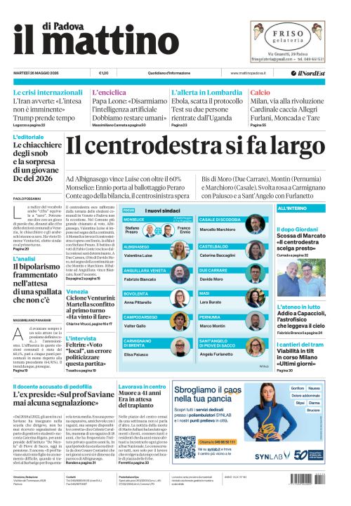 26 maggio 2026
